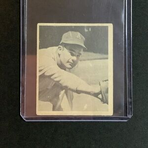 Vintage 1948 Bowman Baseball Card #21 Ferris Fain RC / Philadelphia Athletics